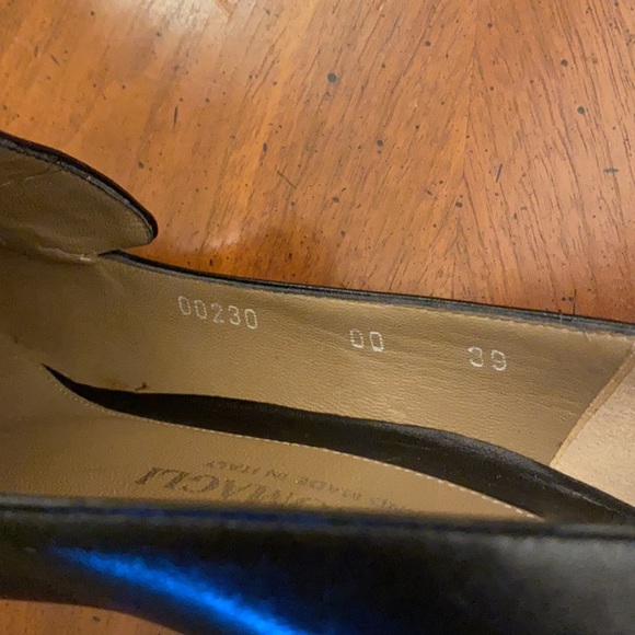 Bruno Magli black leather Authentic vintage heels 39M - Picture 13 of 14